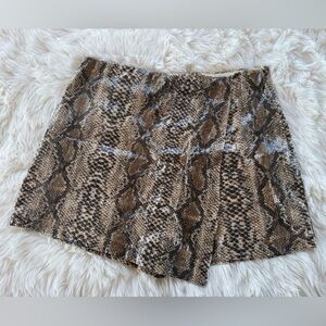 Endless Rose Cream Sequin Mini Skort